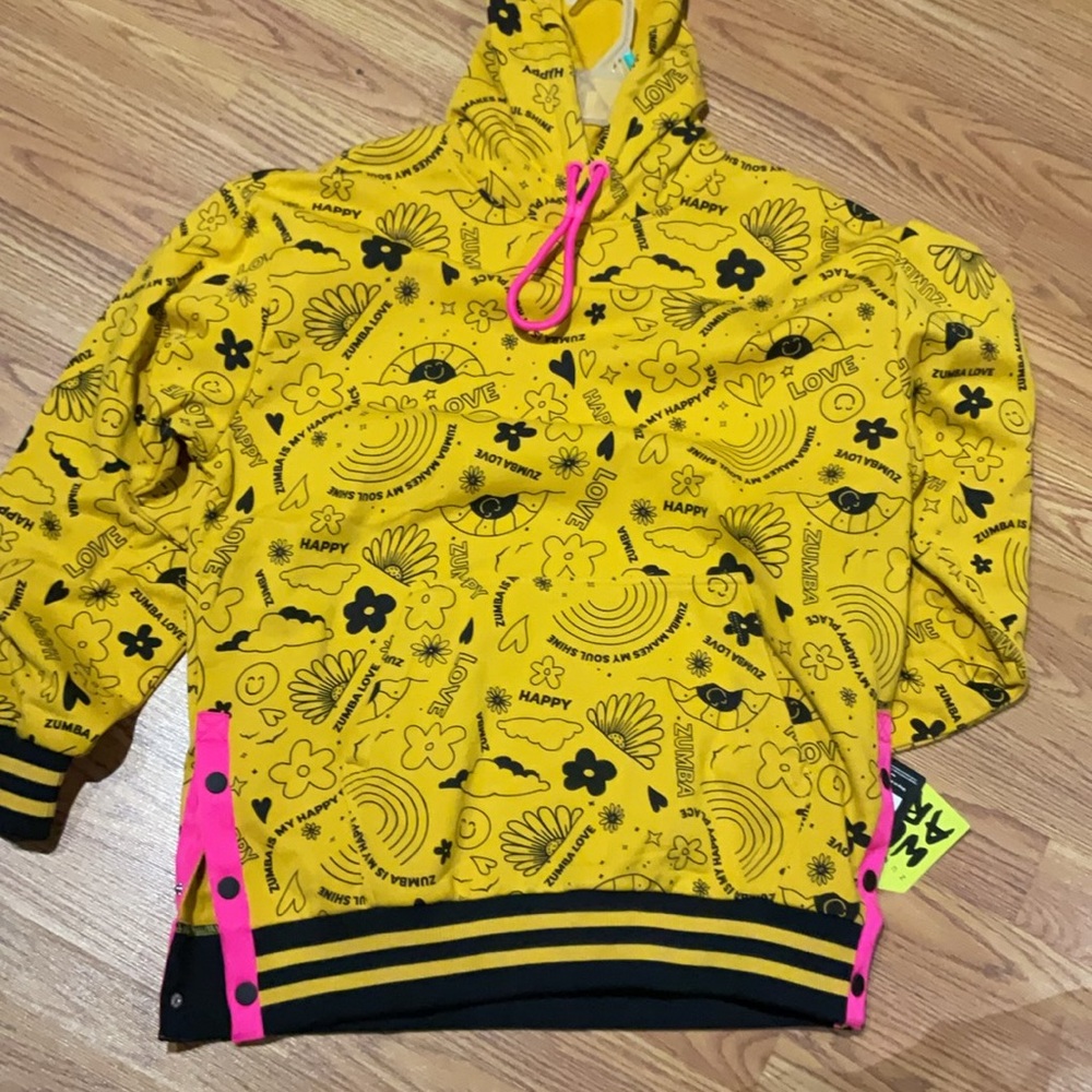 Zumba Yellow Hoodie